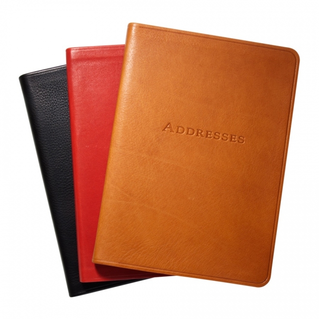 7â Desk Address Book Â traditional Leather Pixonu