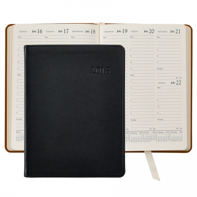 2015 Desk Diary Â traditional Leather Pixonu