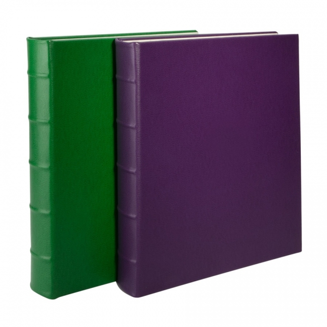 Large Clear Pocket 3ring Album Brights Leather Inti